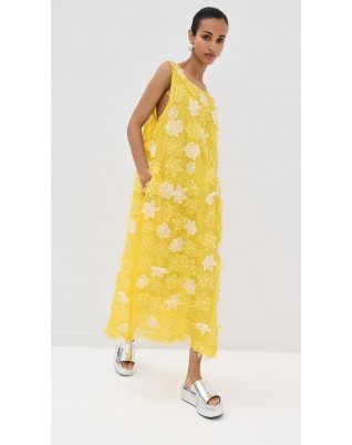 Women's Floral Organza A-Line Skirt