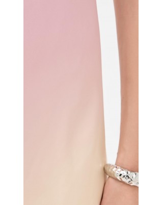 Women's satin pink suspender dress