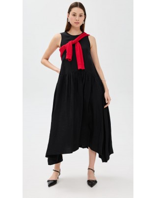 Women's sleeveless viscose dress