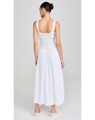 Women's white long skirt